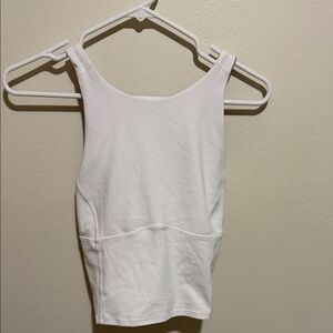 Lululemon Athletica Classic White Tank Top